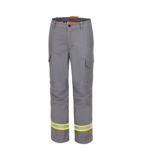 HB-Flüssigmetallschutz- Hose, HB-Iron Pro, mittelgrau/ orange/ fluoreszgelb