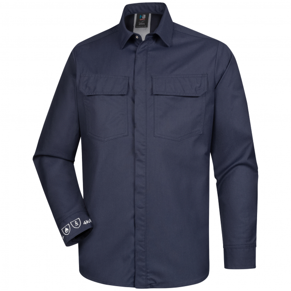 HB- Störlichtbogenschutz- Hemd Kl.1, 4kA, HB-PROtection, navy