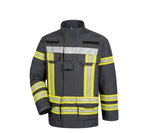 HB- Parka, Technical Rescue, dunkelblau/ fluor.gelb/ schwarz