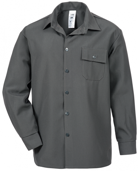 HB-Workwear, Chemikalienschutz-Hemd, 270 g/m², eisengrau