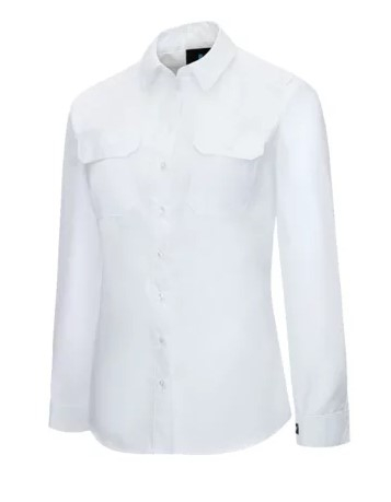 HB- Bluse, Flammgard KLASSIK, weiss
