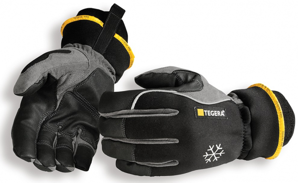 HB-Workwear, Kälteschutz, Tempex-TK-Handschuhe PRO, schwarz/mittelgrau