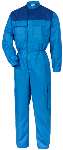 HB-Workwear, Arbeitsoverall, Reinraum und Staub-Overall, Kombi, 150 g/m², royal/bugattiblau
