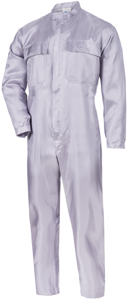 HB-Workwear, Arbeits-Berufs-Overall, Reinraum/Staub-Kombi, Kombi, 135 g/m², grau