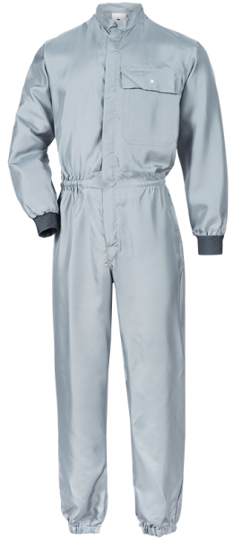 HB-Workwear, Arbeitsoverall, Reinraum und Staub-Overall, Kombi, 105 g/m², grau