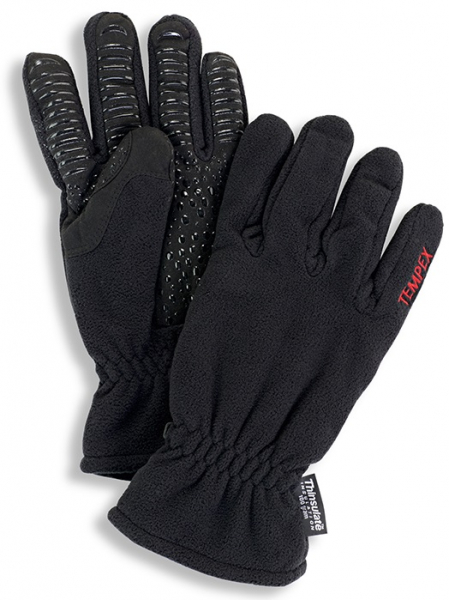 HB-Workwear, Kälteschutz, Tempex-Fleece-Handschuhe, schwarz