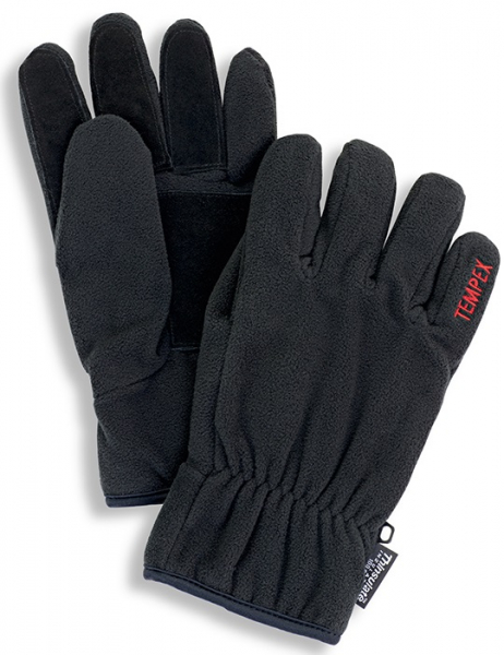 HB-Workwear, Kälteschutz, Tempex-Fleece-Handschuhe, schwarz