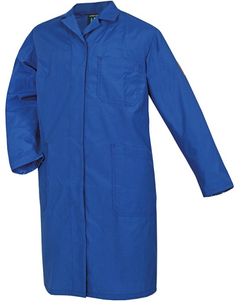 HB-Workwear, ESD-Produktschutz-Damenmantel, langarm, 130 g/m², royal