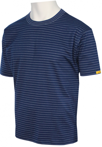 HB-Worker-Shirts, ESD-Produktschutz-Herren-T-Shirt, kurzarm, 160 g/m², navy
