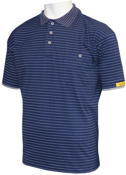 HB-Worker-Shirts, ESD-Produktschutz-Herren-Poloshirt, kurzarm, 160 g/m², navy