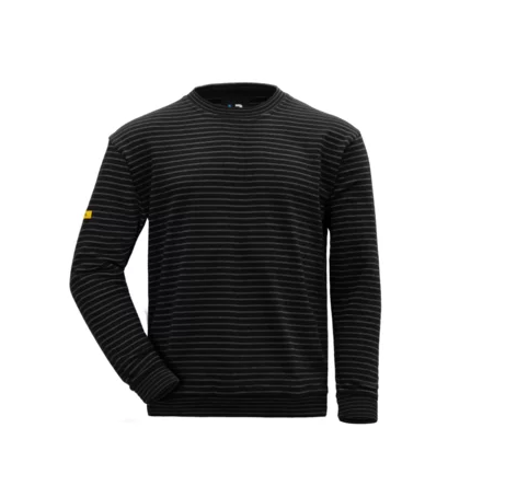 HB-ESD-Produktschutz-Sweatshirt, 300 g/m², schwarz