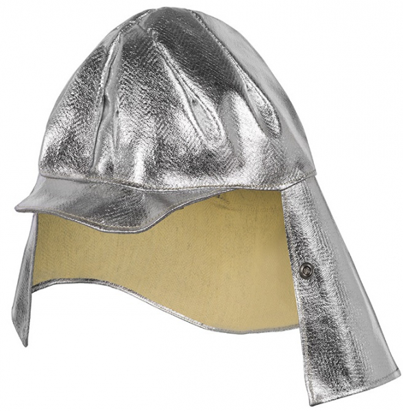 HB-Schweißer-Schutz, Flammen-/Schweißerschutz-Helmüberzug, 460 g/m², silber