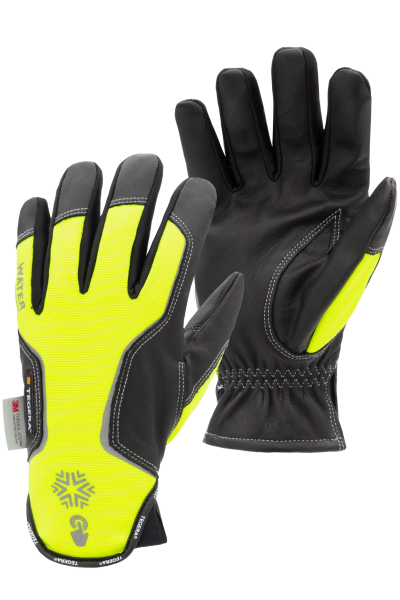 HB-Kälteschutz-Handschuh Touch & Hi-Vis, THERMO ACCESSOIRES, fluoreszierendgelb/schwarz