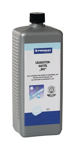 PROMAT-Betriebsbedarf, Sägekettenhaftöl BIO 52 mm²/s (bei 40GradC) 1l