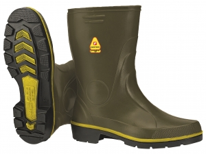 NORA-Gummi-Stiefel, Farm, oliv