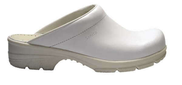 SANITA-Footwear, Arbeits-Berufs-Sicherheits-Clogs, San Duty, offen, O2, weiß