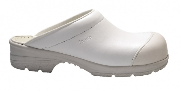 SANITA-Footwear, Arbeits-Berufs-Sicherheits-Clogs, San Duty Safe, offen, SB, weiß