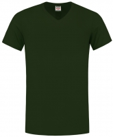 TRICORP-Worker-Shirts, T-Shirts, V-Ausschnitt, Slim Fit, 160 g/m², bottlegreen