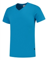 TRICORP-Worker-Shirts, T-Shirts, V-Ausschnitt, Slim Fit, 160 g/m², turquoise