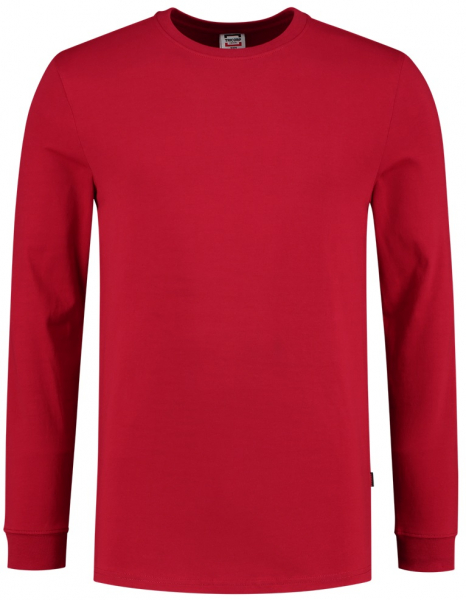 TRICORP-Worker-Shirts, T-Shirt, Basic Fit, Langarm, 200 g/m², red