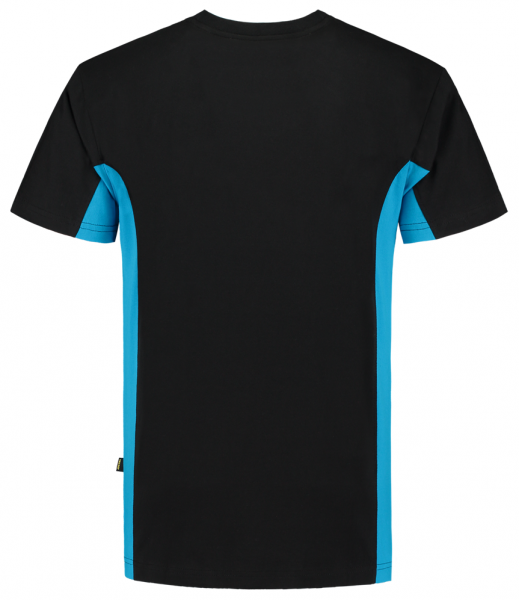 TRICORP-Worker-Shirts, T-Shirt, mit Brusttasche, Bicolor, 190 g/m², black-turquoise