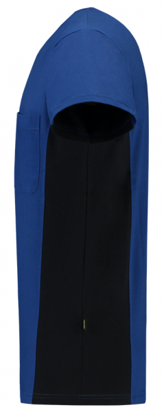 TRICORP-Worker-Shirts, T-Shirt, mit Brusttasche, Bicolor, 190 g/m², royalblue-navy