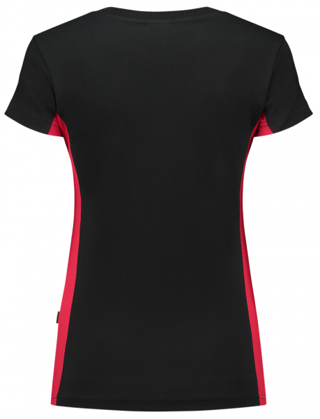 TRICORP-Worker-Shirts, Damen-T-Shirt, Bicolor, 190 g/m², black-red