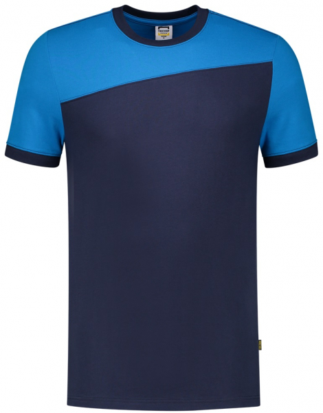 TRICORP-Worker-Shirts, T-Shirt, Basic Fit, Bicolor, Kurzarm, 190 g/m², ink-turquoise