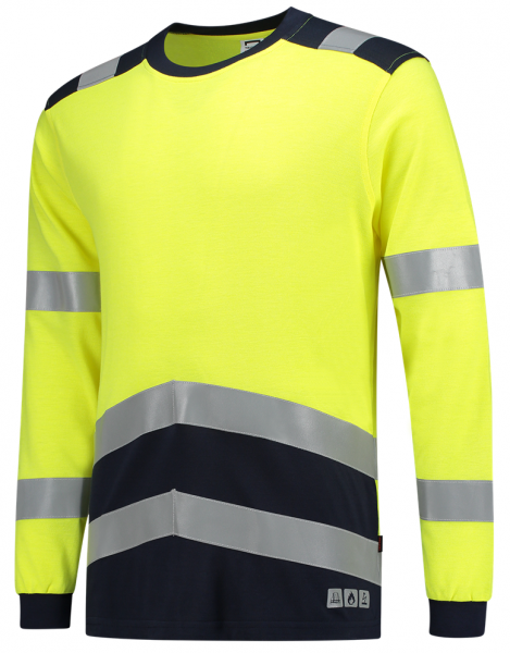 TRICORP-Warnschutz, T-Shirt, Mulitnorm, langarm, 200 g/m², warngelb