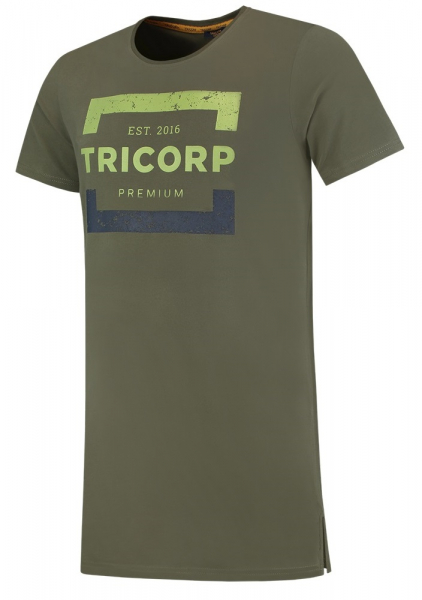 TRICORP-Worker-Shirts, T-Shirt, Premium, 180 g/m², army