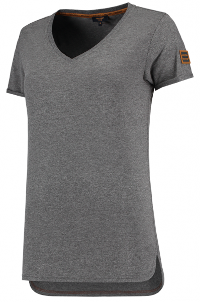 TRICORP-Worker-Shirts, Damen-T-Shirts, Premium, V-Ausschnitt, 180 g/m², stonemel