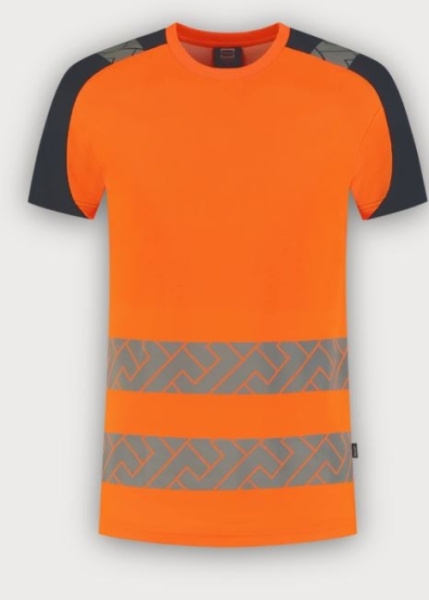 Tricorp T-Shirt Visibility Redefined, Fluor Orange-Ink