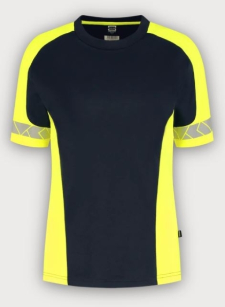 Tricorp T-Shirt Reflective Redefined Damen, Ink-Fluor Yellow