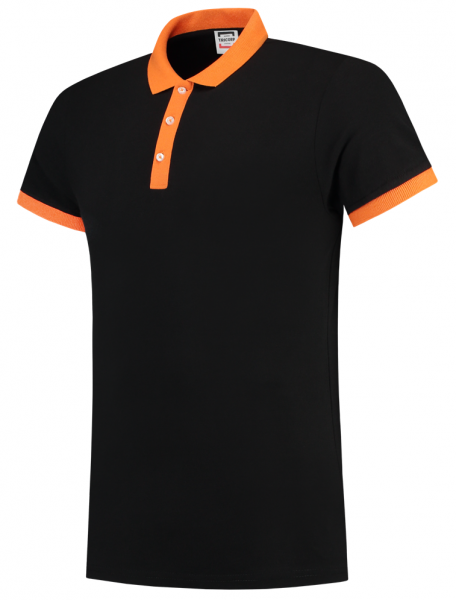 TRICORP-Worker-Shirts, Poloshirts, Bicolor, 210 g/m², schwarz/orange