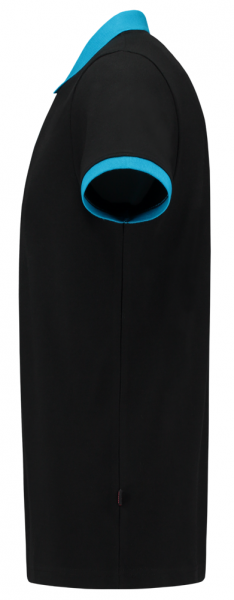 TRICORP-Worker-Shirts, Poloshirts, Bicolor, 210 g/m², schwarz/turquoise