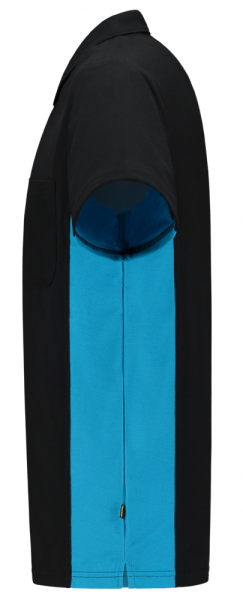 TRICORP-Worker-Shirts, T-Shirt, mit Brusttasche, Bicolor, 180 g/m², black-turquoise