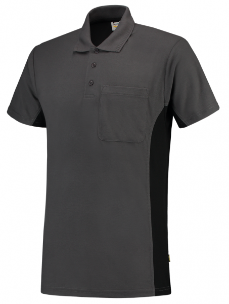 TRICORP-Worker-Shirts, T-Shirt, mit Brusttasche, Bicolor, 180 g/m², darkgrey-black