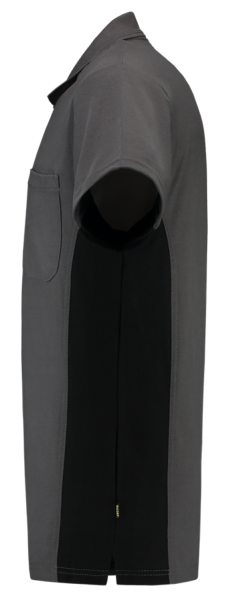 TRICORP-Worker-Shirts, T-Shirt, mit Brusttasche, Bicolor, 180 g/m², darkgrey-black