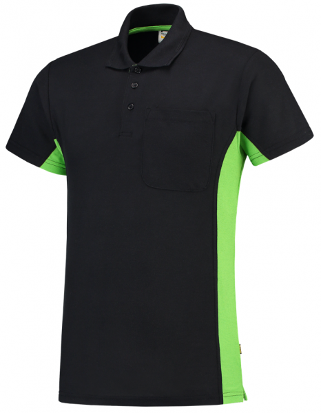 TRICORP-Worker-Shirts, T-Shirt, mit Brusttasche, Bicolor, 180 g/m², navy-lime