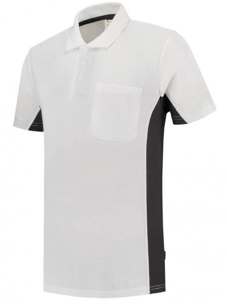 TRICORP-Worker-Shirts, T-Shirt, mit Brusttasche, Bicolor, 180 g/m², white-darkgrey
