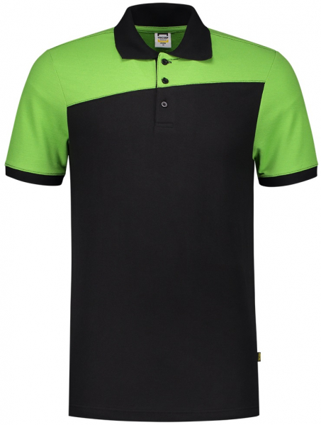 TRICORP-Worker-Shirts, Poloshirt, Bicolor, Basic Fit, Kurzarm, 180 g/m², black-lime