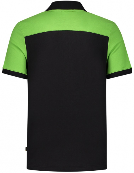 TRICORP-Worker-Shirts, Poloshirt, Bicolor, Basic Fit, Kurzarm, 180 g/m², black-lime
