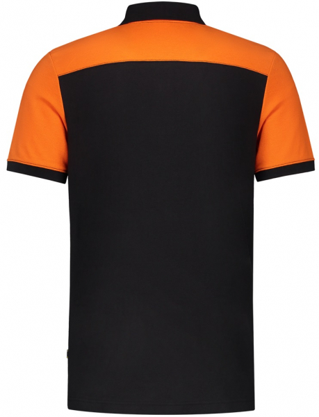 TRICORP-Worker-Shirts, Poloshirt, Bicolor, Basic Fit, Kurzarm, 180 g/m², black-orange