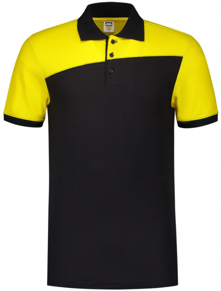 TRICORP-Worker-Shirts, Poloshirt, Bicolor, Basic Fit, Kurzarm, 180 g/m², black-yellow