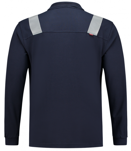 TRICORP-Warnschutz, Poloshirt, Multinorm, langarm, 200 g/m², dunkelblau