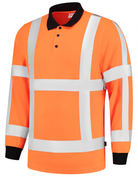 TRICORP-Warnschutz, Poloshirt, langarm, 180 g/m², warnorange