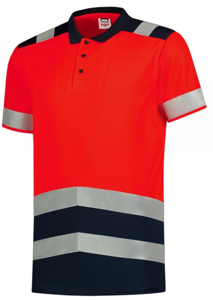 TRICORP-Warnschutz, Poloshirt,180 g/m², warnrot-ink
