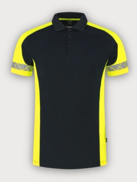 Tricorp Poloshirt Reflective Redefined, Ink-Fluor Yellow