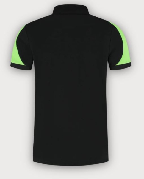 Tricorp Poloshirt Bicolor Redefined, Black-Lime