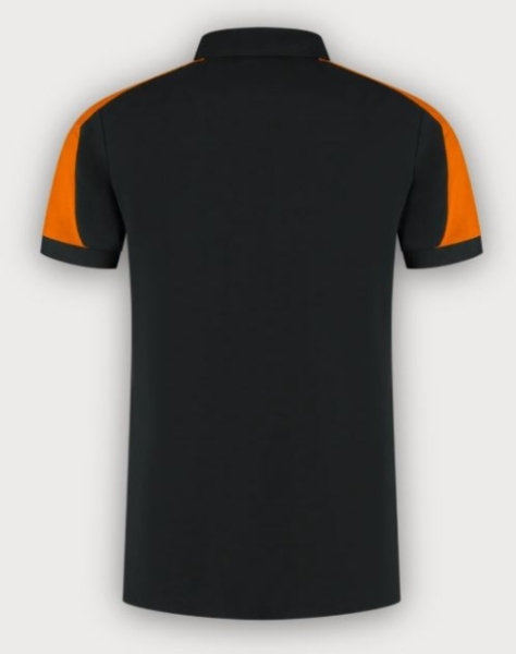Tricorp Poloshirt Bicolor Redefined, Black-Orange
